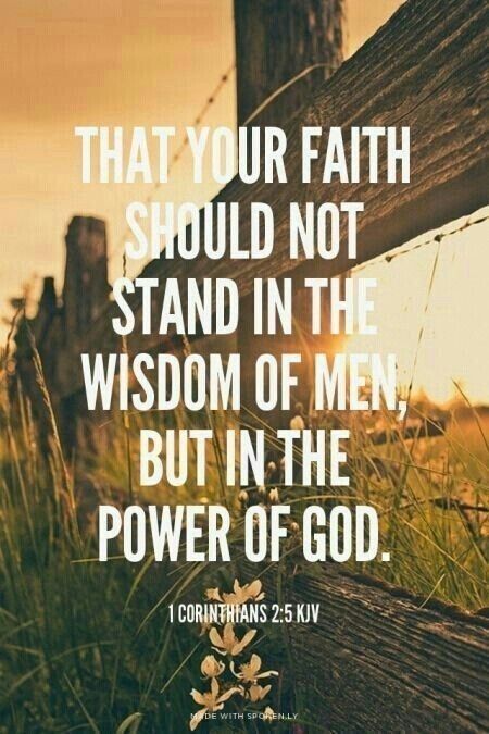 1 Corinthians 2 verse 5