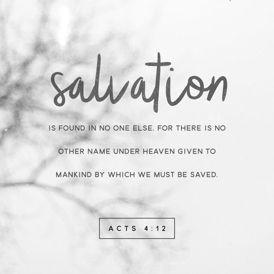 Acts 4 verse 12