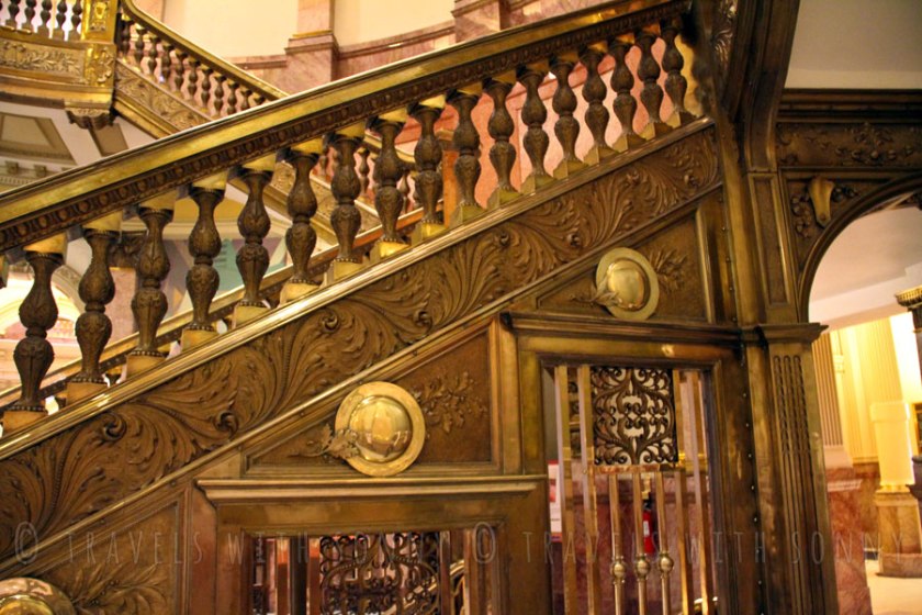 Capitol stairs ornate