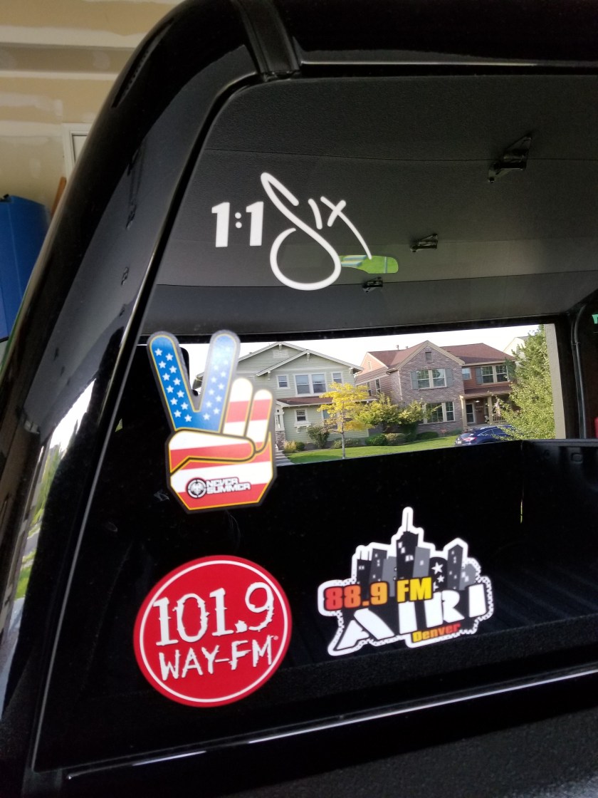 Truck stickers