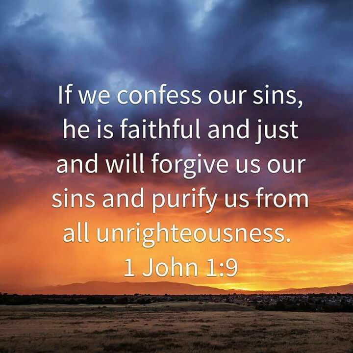1 John 1 v 9 confess