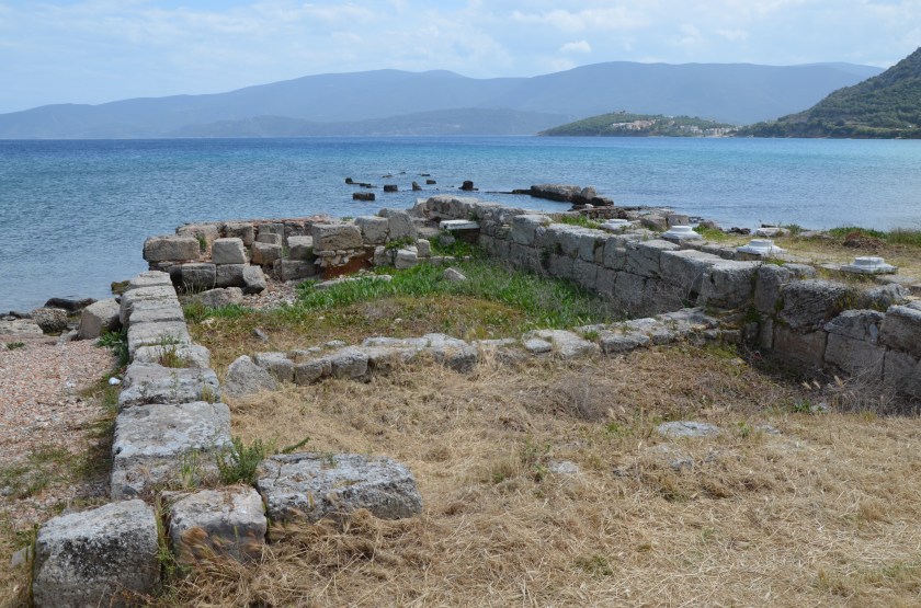 Ancient Corinth by the sea