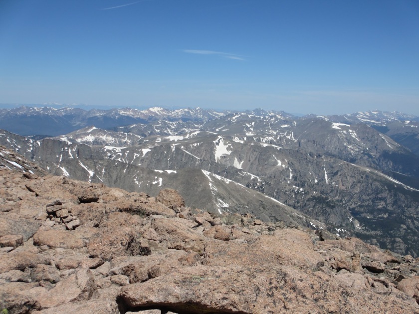 Long's Peak Summit view