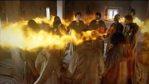 Pentecost Holy Spirit fire