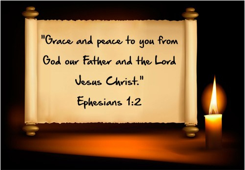 Pic quote Ephesians 1 v 2