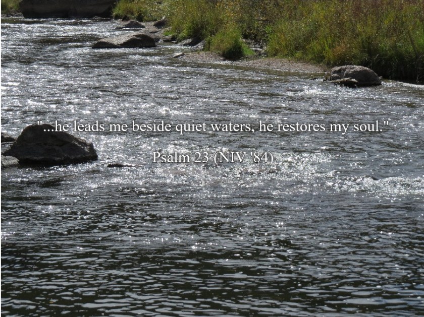 Pic quote Psalm 23 Platte pic