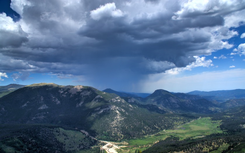 Rocky Mountain rain