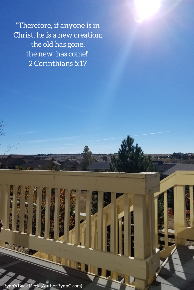 Pic quote 2 Cor 5 v 17