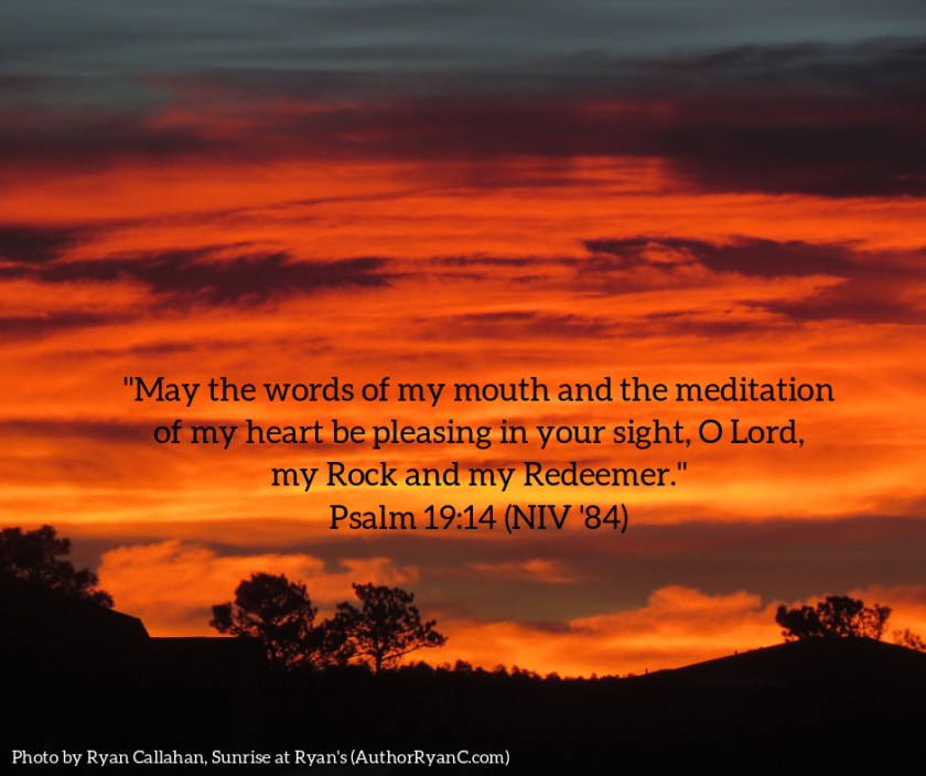 Pic quote Psalm 19 v 14