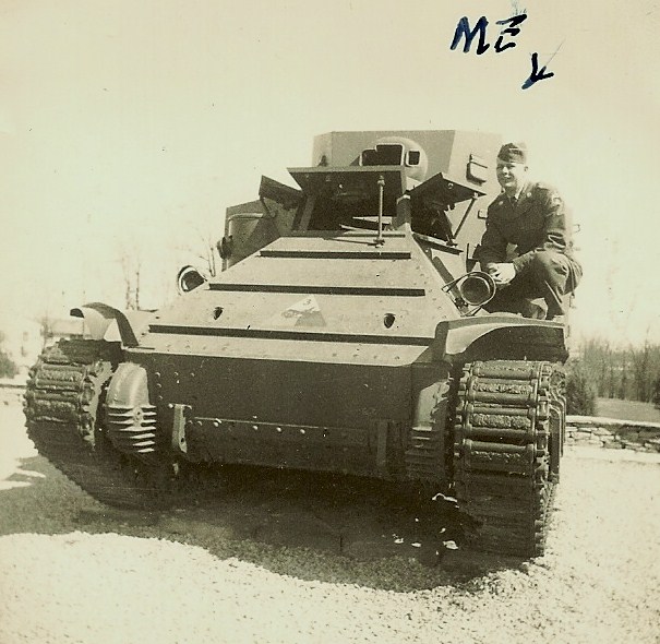 Grandpa on tank