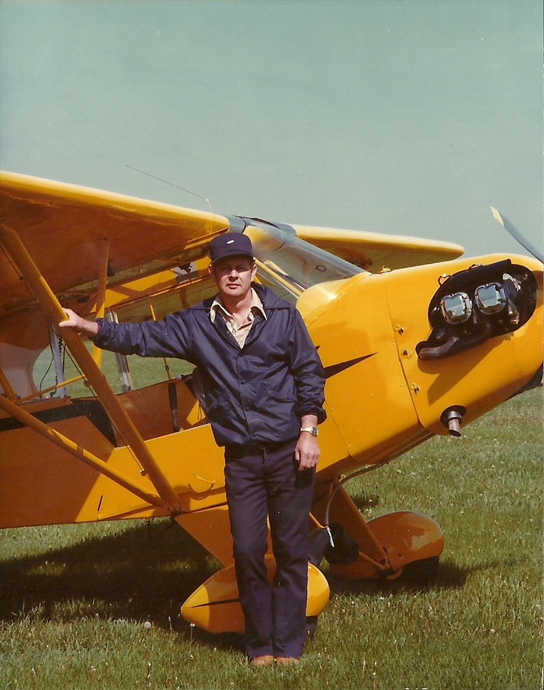 Grandpa with plane