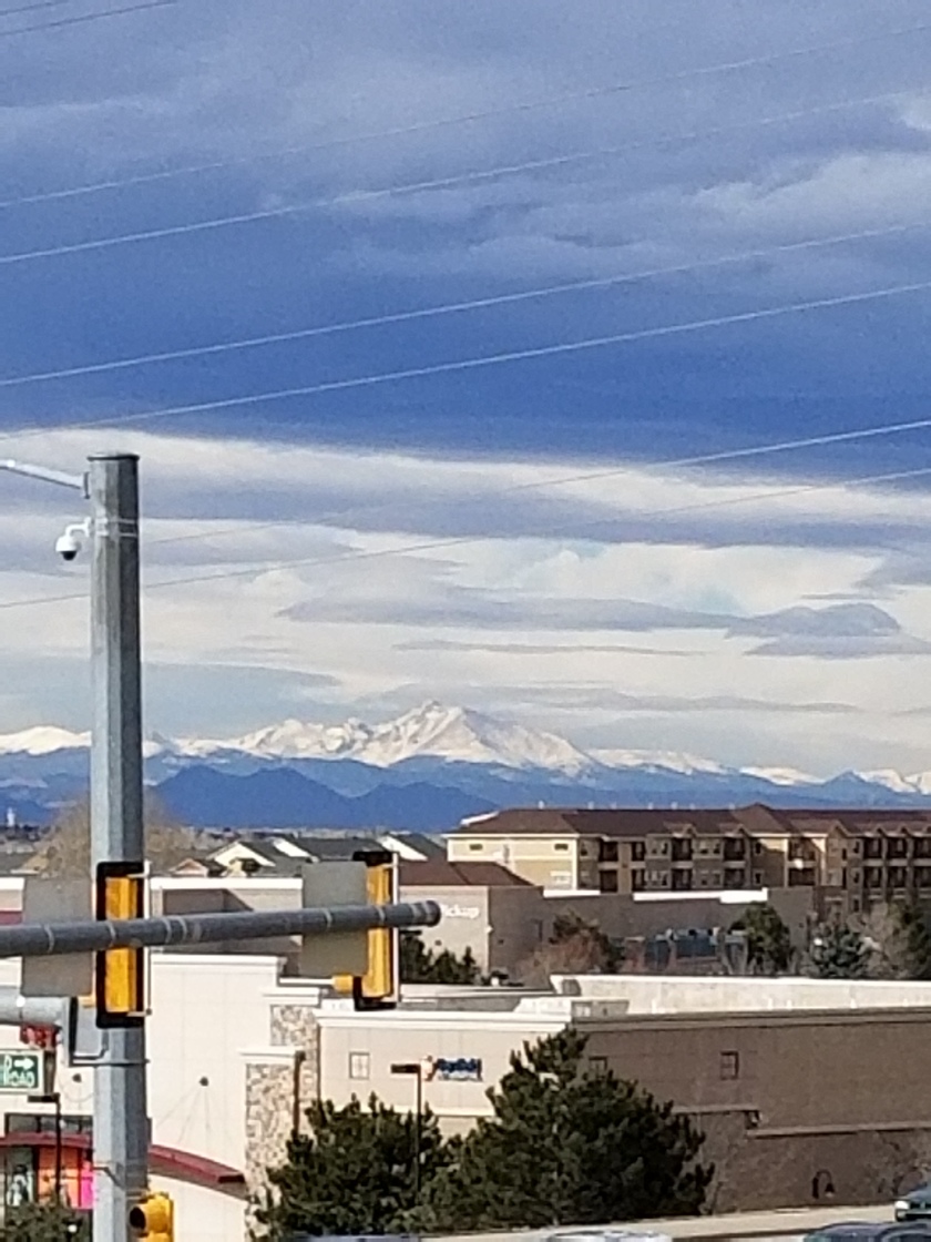 Long's Peak from town