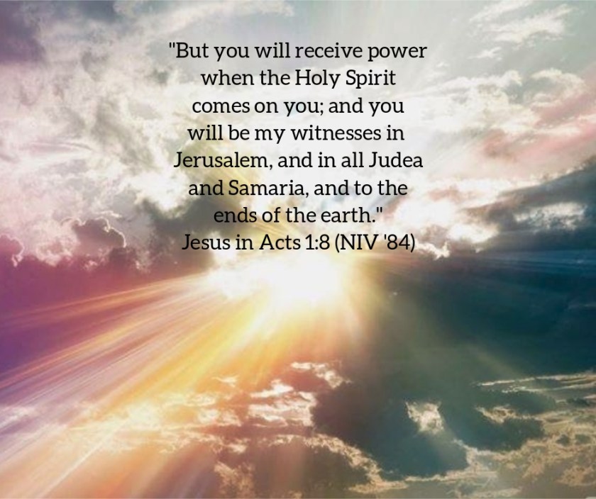 Pic quote Acts 1 v 8