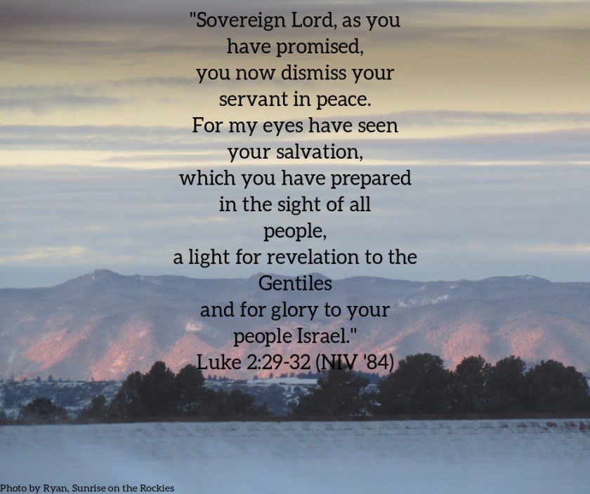 Pic quote Luke 2 v 29 v 32