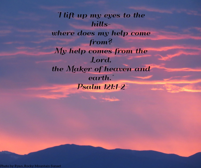 Pic quote Psalm 121 v 1