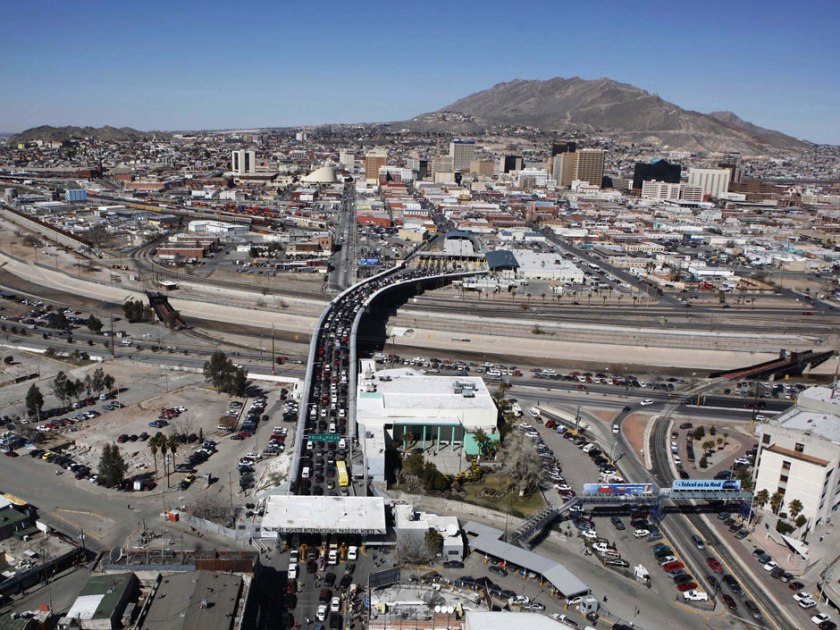El Paso and Juarez border