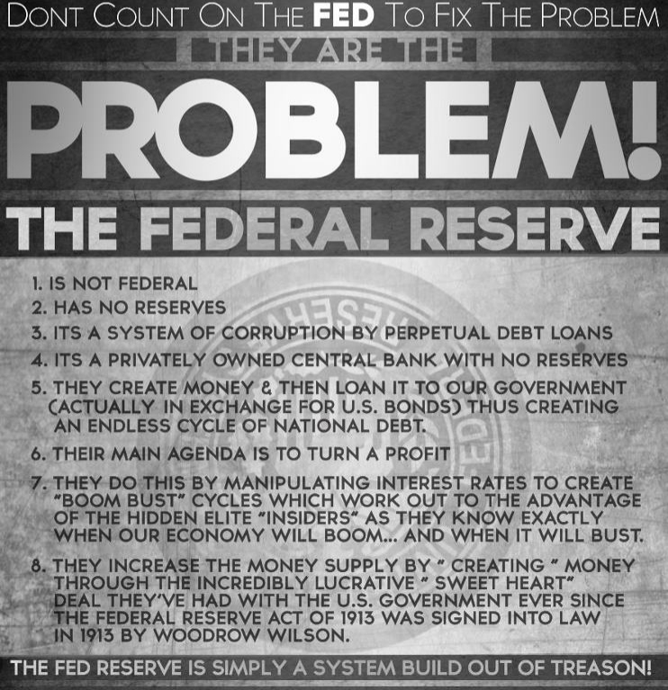 Fed Reserve is the problem