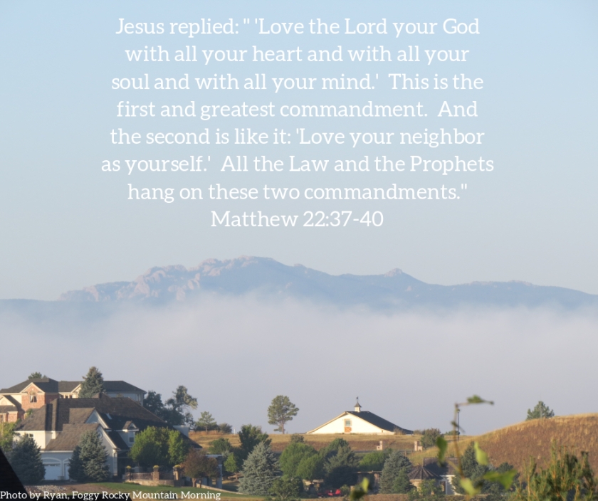 Pic quote Matthew 22 v 37