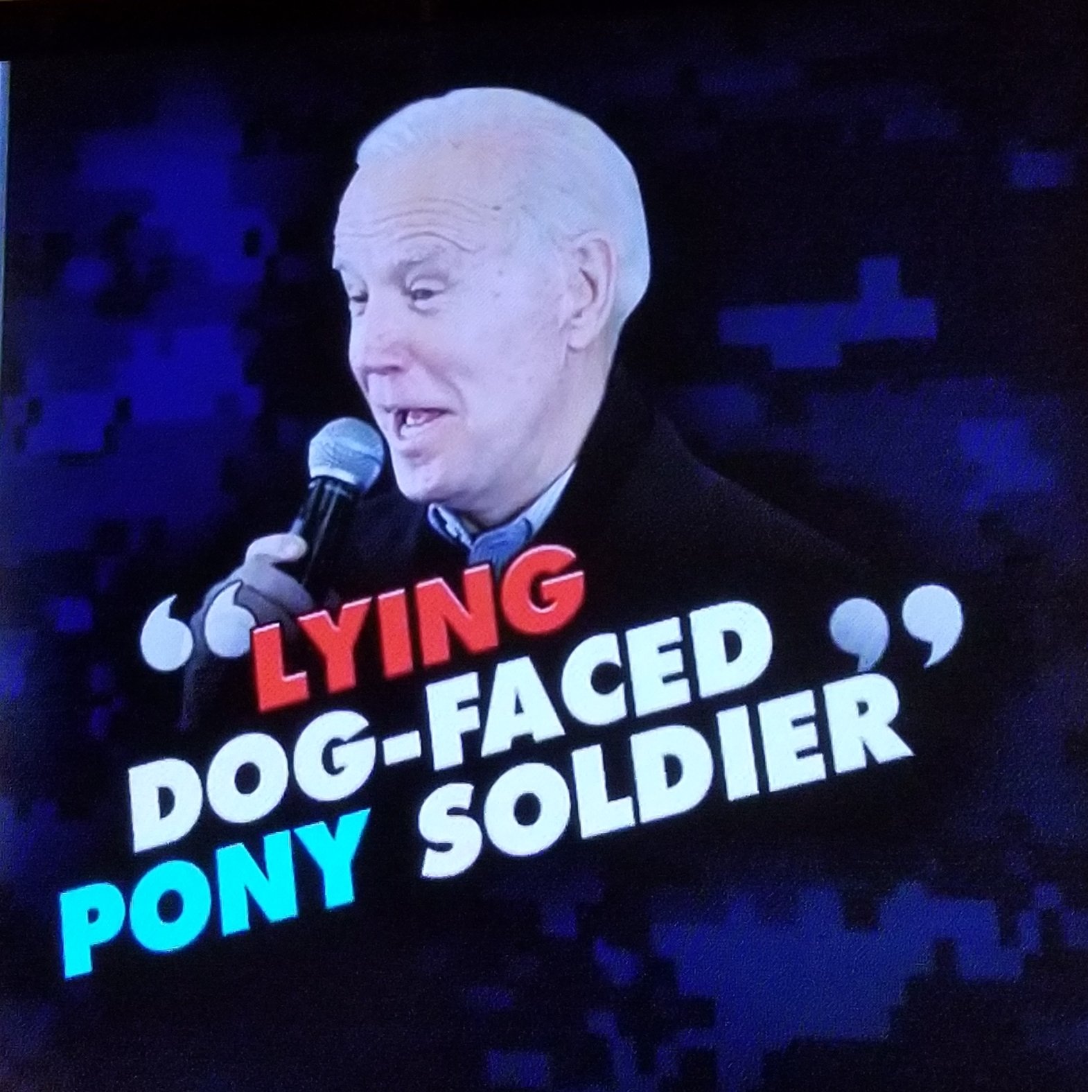 Biden pony soldier quote
