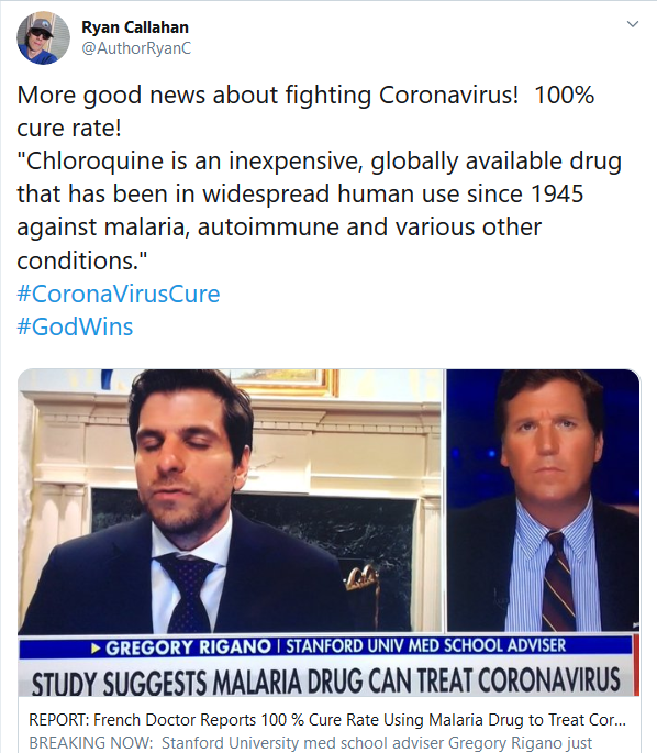 Screenshot_2020-03-23 Ryan Callahan on Twitter More good news about fighting Coronavirus 100% cure rate Chloroquine is an i[...]